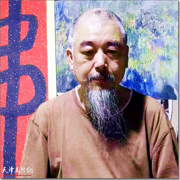 董申斌（天津），1968年4月生于天津。1996年毕业于天津美术学院高级油画研究生班。天津市美术家协会会员。天津市青年书法美术家协会会员。旺滨艺术工作室主持。